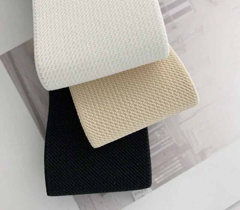 Belts for Women Simple Waist Elastic Ladies Band Round Buckle Decoration Coat Sweater Fashion Dress Waistband - 3
