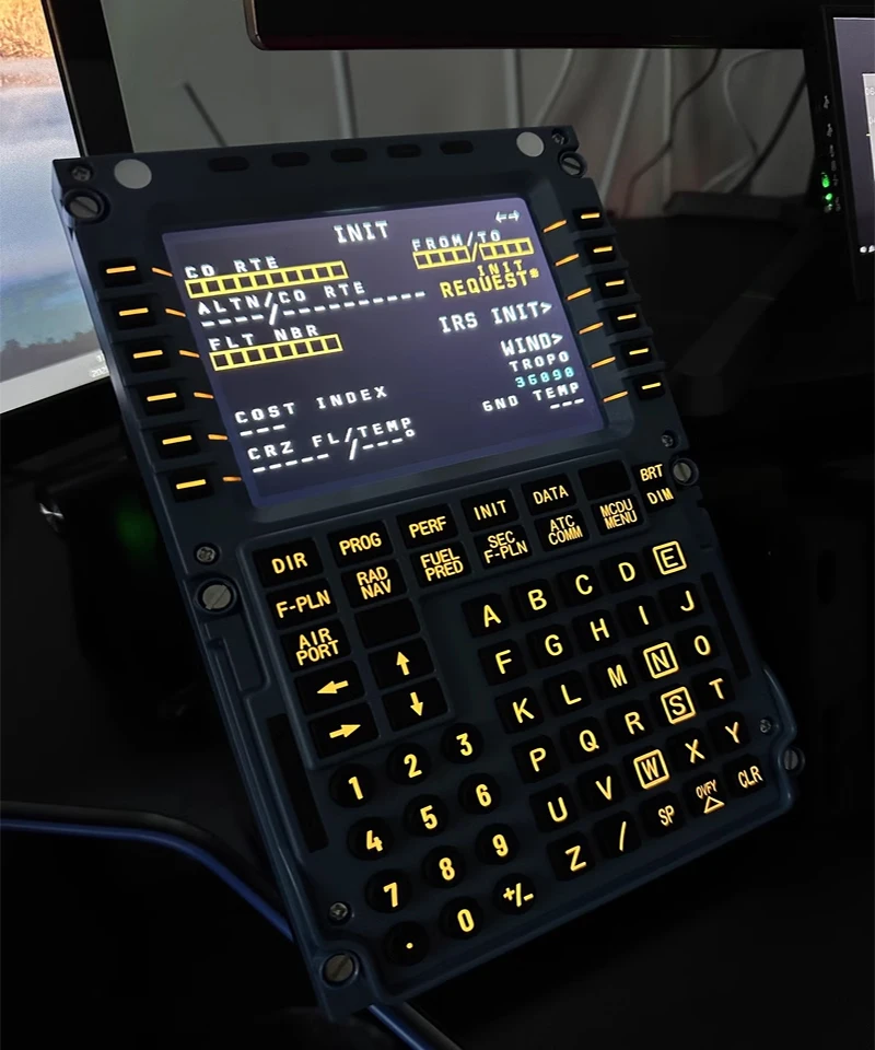 WINWING A3XX MCDU フライト Sim コントロールパネル用、X-Plane/MSFS