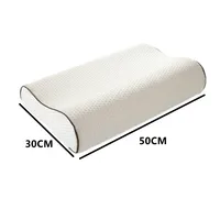 Oreiller en mousse à mémoire de forme en bambou avec housse amovible avec fermeture éclair, oreiller cervical en bambou pour dormir, conception ergonomique JAF022 5