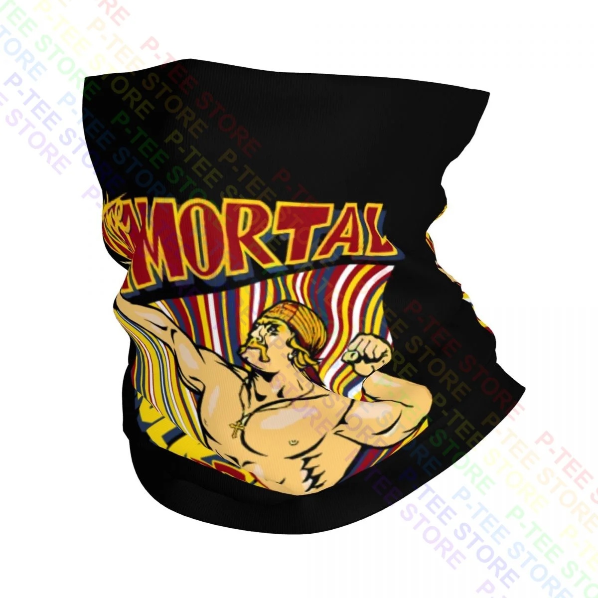 L'Immortal Hulk Hogan Wwf 80S Hulkamania Neck Ghetta Bandana Sciarpa Maschera Per Il Viso Soft Hip Hop Sport All'Aria Aperta