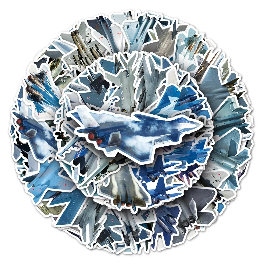 

Наклейки Warplane Fighter для чемоданов, телефонов, ноутбуков, 10/50 шт.