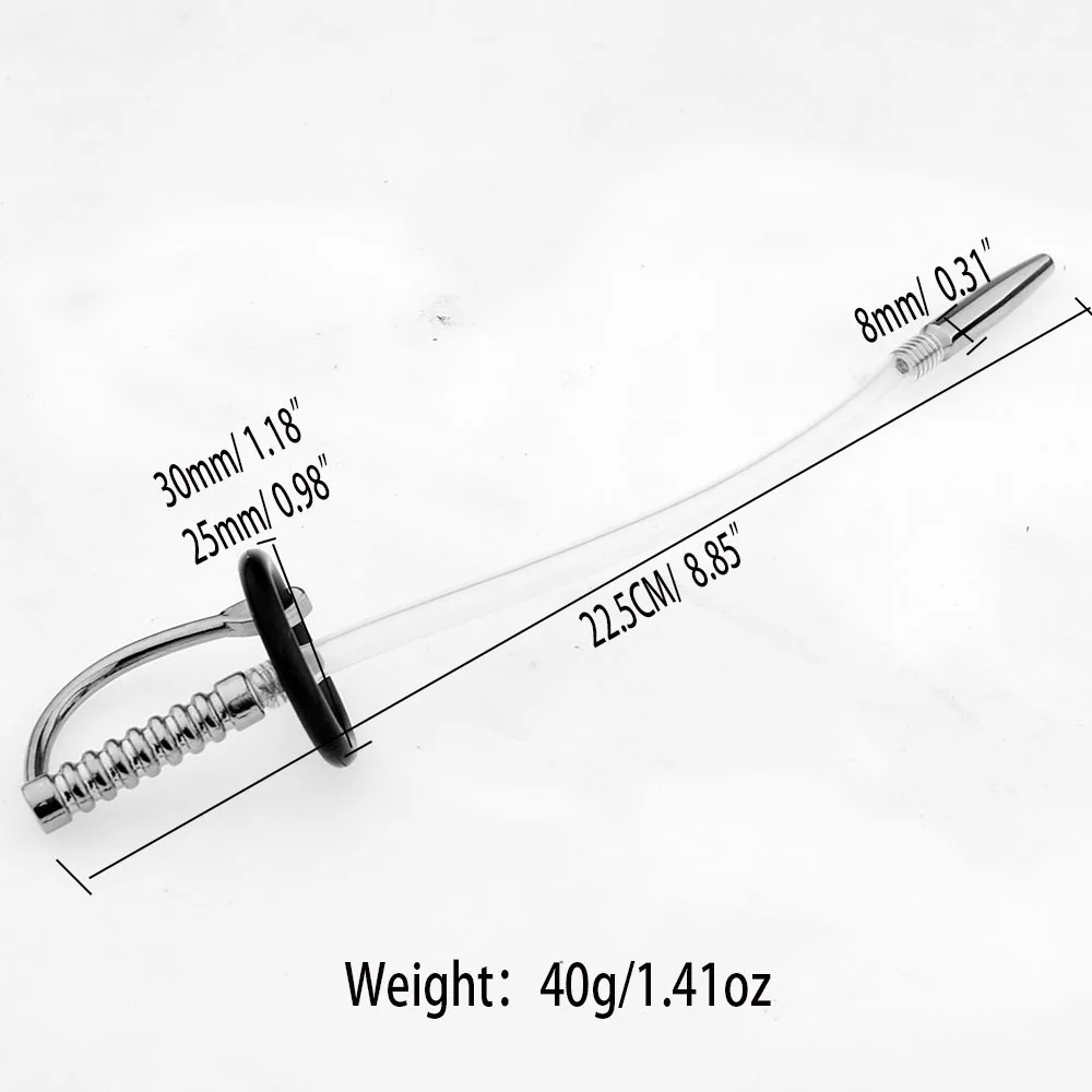 Silicone Urethral Catheter Dilator Horse Eye Stimulation Male Penis Plug Insert Urethra Sounding Catheter Adult Sex Toys Men