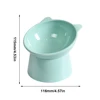 Tilted Cat Food Bowl Elevated Cat Bowl Ergonomic Raised Cat Food Bowl Anti Vomiting Plastic Feeding Bowl Non Slip for Cats Dogs 6