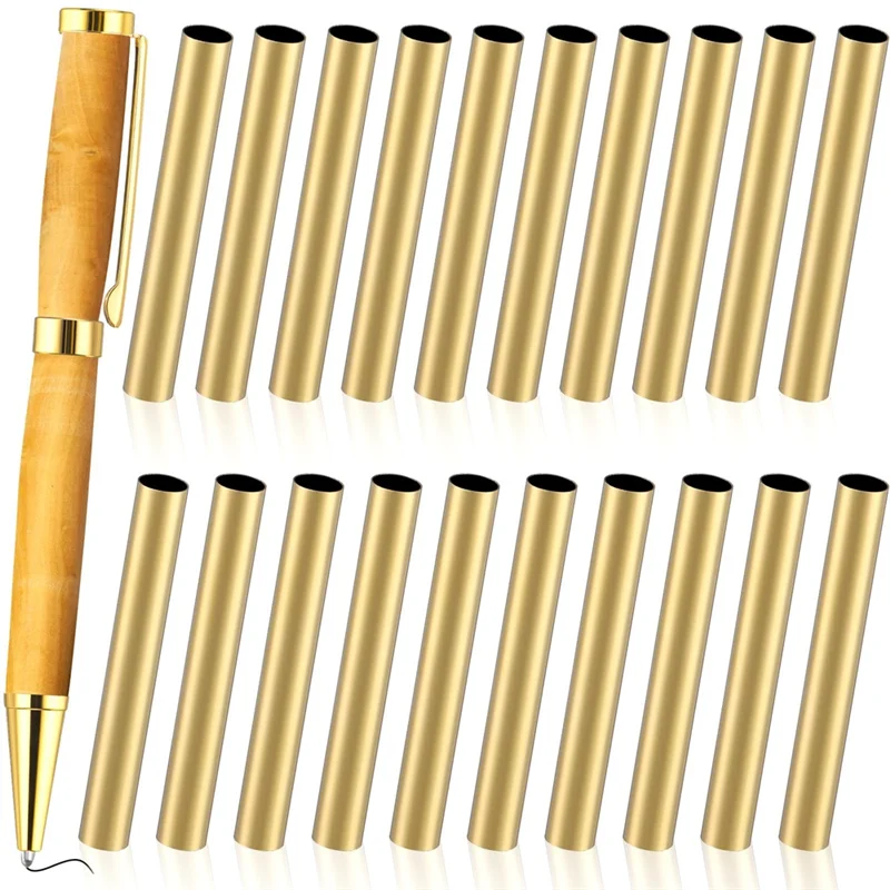LC-40Pcs 7Mm 슬림 펜 펜 전송 교체 액세서리 DIY 펜 만들기 사무 용품 친구 선물