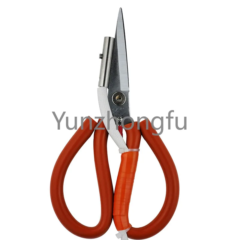 

Electric heating scissors for fabric cutting and trimming, household scissors for heating, ribbon cutting, hot melt cutting, an