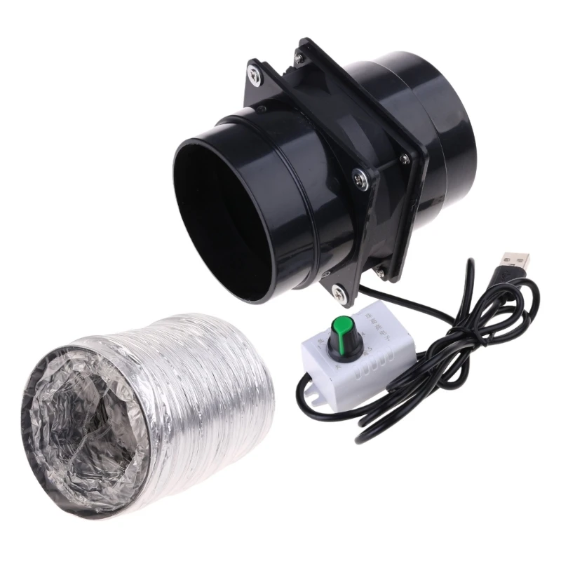 Innovative USB-Connected ESD Fume Extractor Fan with 1/3/6M Pipe Tub and Adjustable Speed for Versatile Applications mini exhaust fan