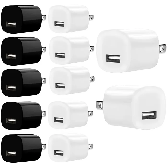 5V 1A Mini Portable US AC Home Travel Wall Charger Power Adapters For iphone Samsung htc lg xiaomi Mp3 usb adapter 50pcs