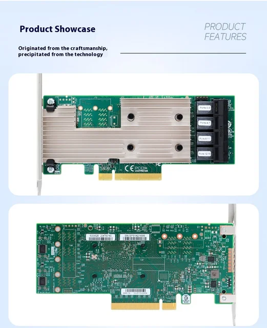 Scheda HBA Broadcom LSI 9305-24i SAS-3 PCIe X8 - Usata, Testata, Firmware IT Per ZFS TrueNAS