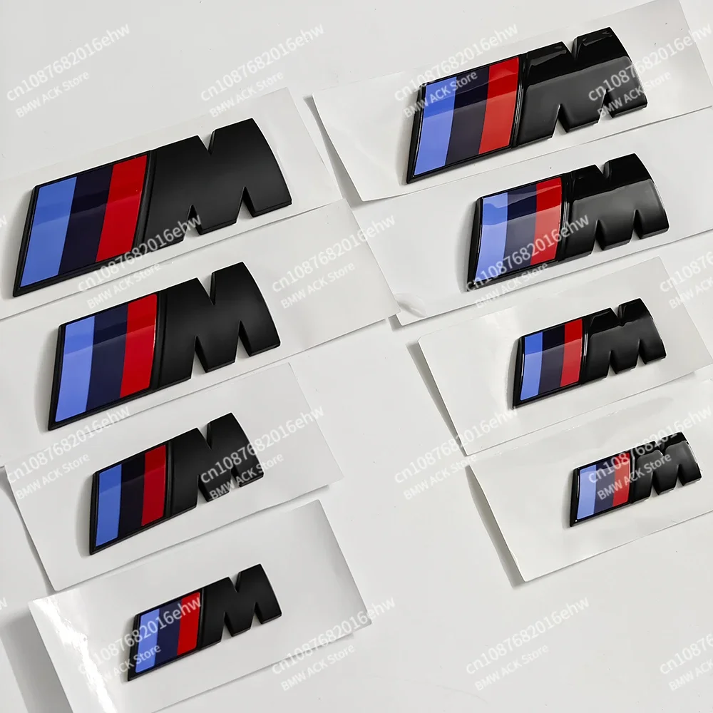3D Stickers 3D ABS Fender Emblem Rear Trunk Badge for BMW M Power X1 X2 X3 X5 X6 X7 F21 G20 M Sports Car Accessories