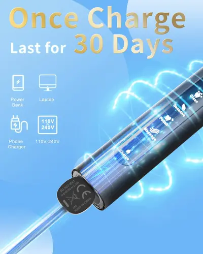 1 pc USB 충전식 칫솔 교체 헤드 헤드 소닉 전동 칫솔 SG-507 성인 타이머 브러시 5 모드 5