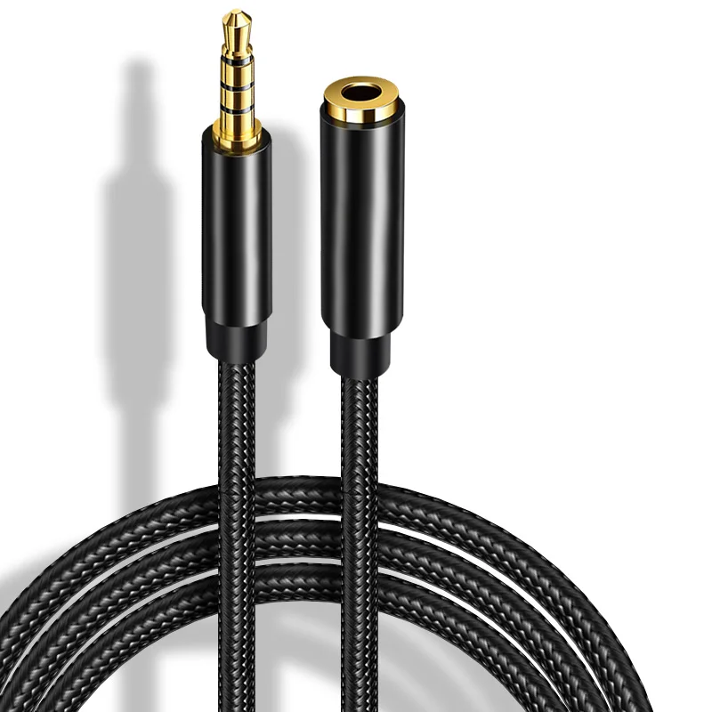 

New Jack 3.5 mm Audio Extension Cable Stereo 3.5mm Jack Aux Cable for Samsung Huawei P20 lite Xiaomi Redmi 5 plus Headphones PC