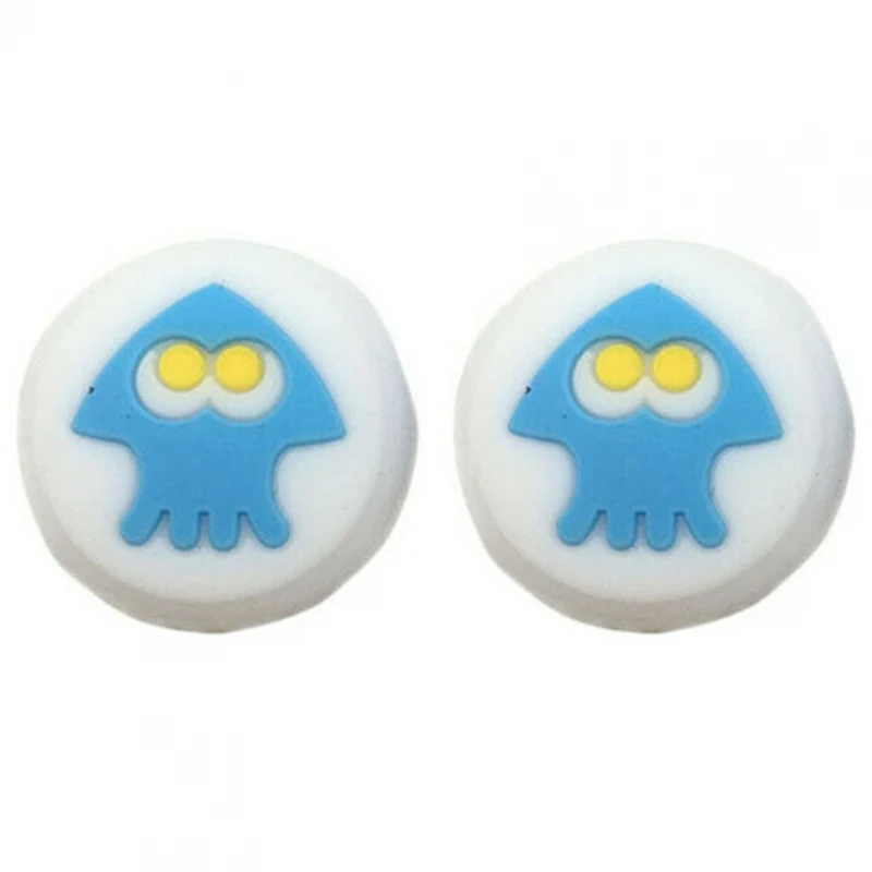 Impugnature Joystick Per Nintendo Switch Lite Squid Gomma Protettiva Inkling White # Nintendo Switch (Hac-001, Hac-001(-01)) # Nintendo Switch Lite (H