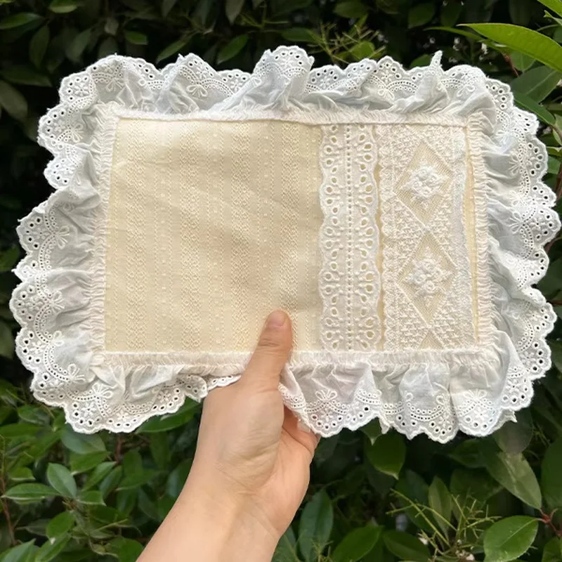 A5 Lace Design High Aesthetic Book Cover - Fabric Protective Jacket