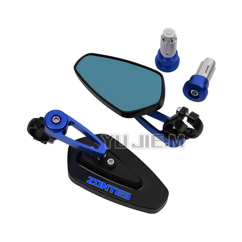 For Zontes G1 125 ZT125 G1 ZT125U ZT 125 U ZT 310R 310X ZT310R 310M Motorcycle CNC rearview mirror fixed wing 4