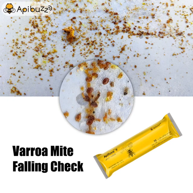 Búcsúzzon A Varroa Atkáktól - Apibuzz Apifluva 10 -Számú Csomag Flualvalinate Csíkok, Arab Változat Megbízható Méhészeti Megoldás - Image 2