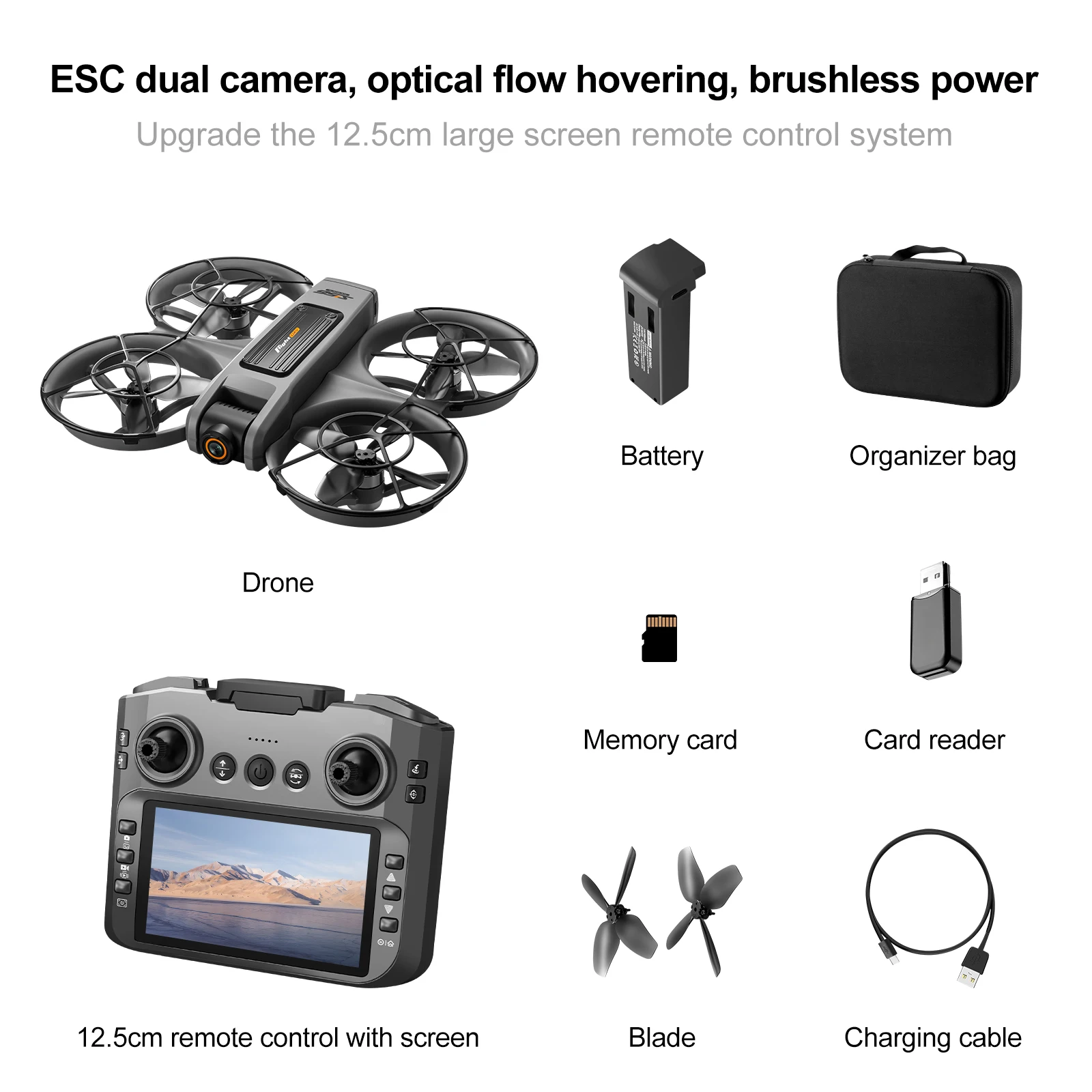 ตัวเลือกสินค้า โดรน 4K กล้องมืออาชีพ พับได้ ระบบ Optical Flow