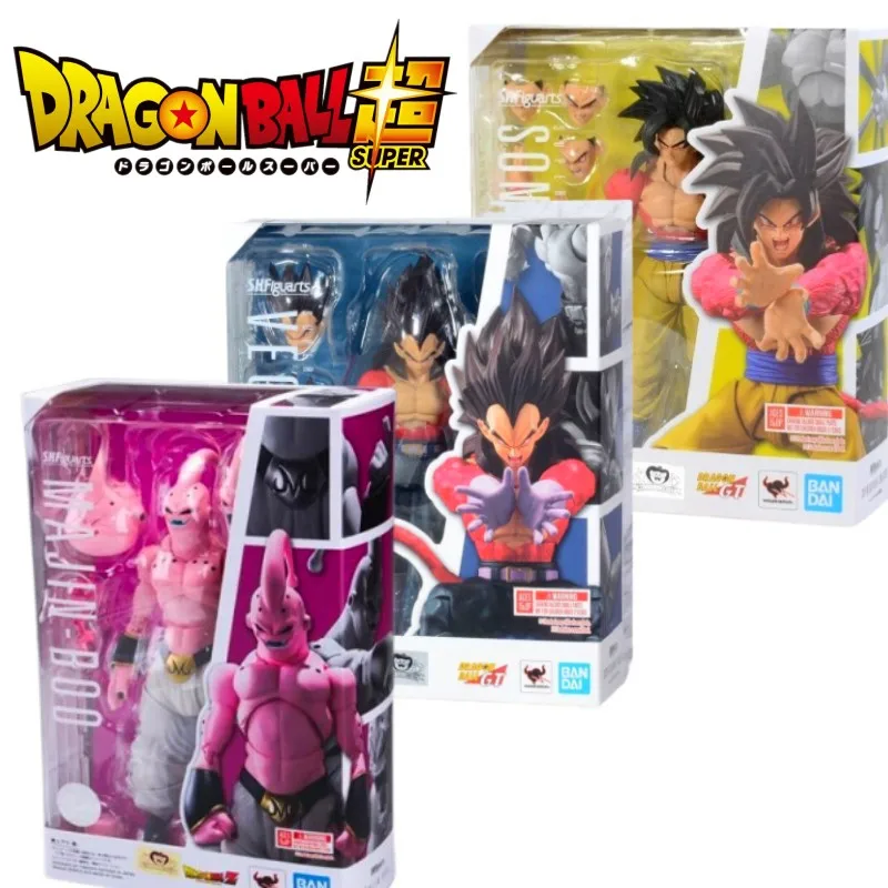 

Фигурка Bandai S.h. Фигуртс, драконий жемчуг Gt Super Saiyan 4, фигурка Вегета ГОКу, Ss4, Коллекционная модель, игрушка в подарок