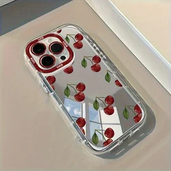 Red Cherry Pattern Mirror Phone Case - iPhone SE (2020) (SC23 - TM - T0736)