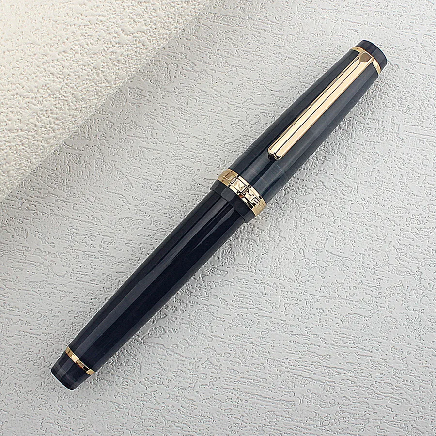 Jinhao 82 Fountain Pen Acrylic Ink Pen Spin Golden EF F Nib Elegante Business Office School Supplies Writing Pen Stationery 4
