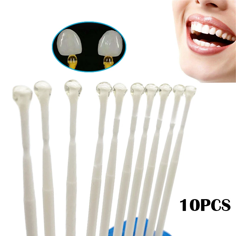 

10Pcs Dental Refill Bonding Stick Porcelain Veneer Crown Matrice Drill Brackets Adhesive Rods Applicator Tips Dentisty Tools