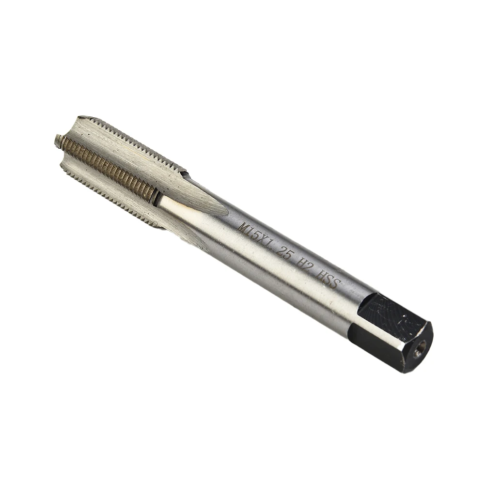 미터법 나사 탭 다이 높이 10mm 고속강 (M2) 다이 직경 38mm 금속 가공용 직선 플루트 탭
