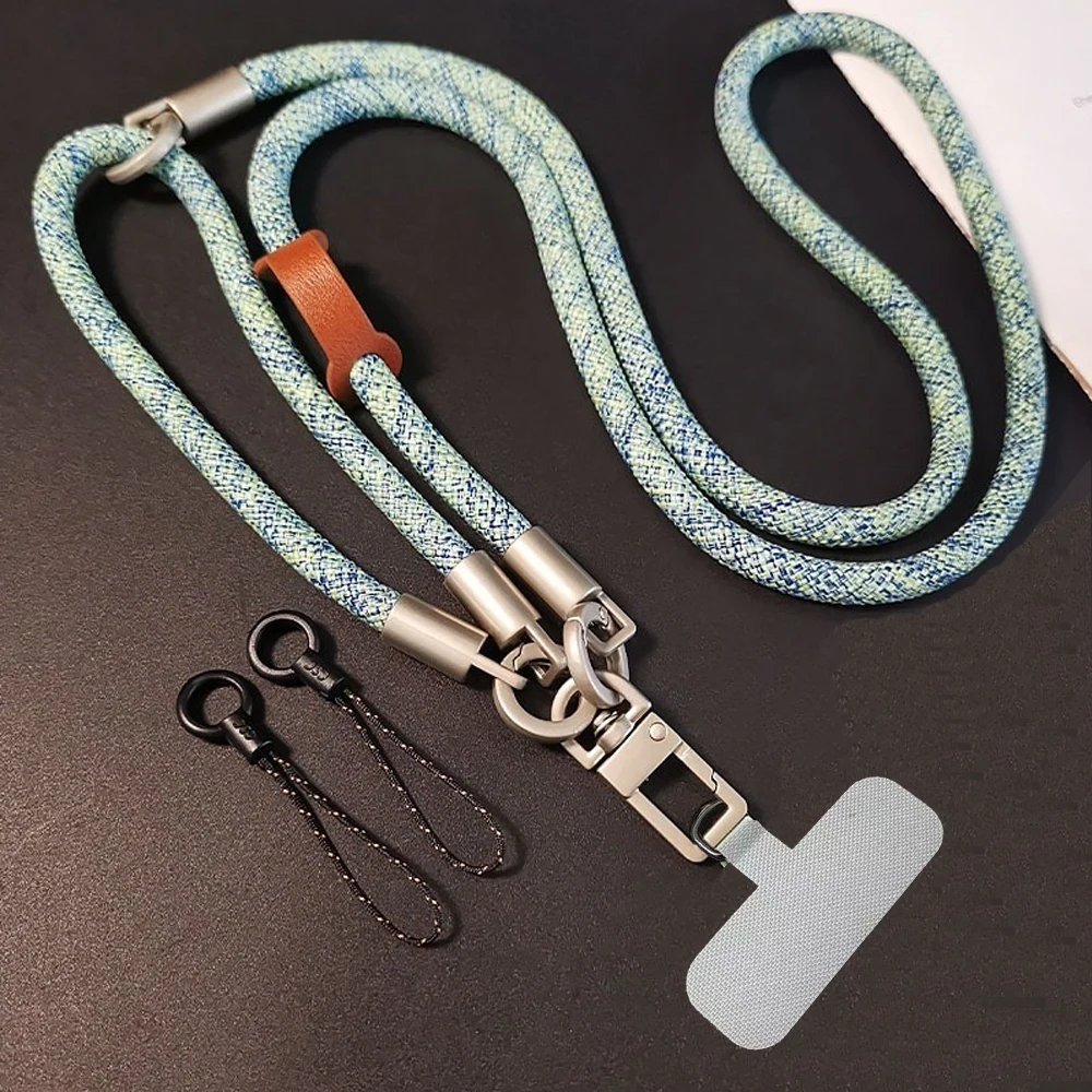 Universal Crossbody Strap with Hands-Free Shoulder/Neck Lanyard for Dual Lanyard Hole Devices