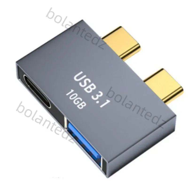 유형 C 어댑터 USB C Conventer 충전 전송 인터페이스 보호 커넥터 Macbook Pro Air용 Thunderbolt 3