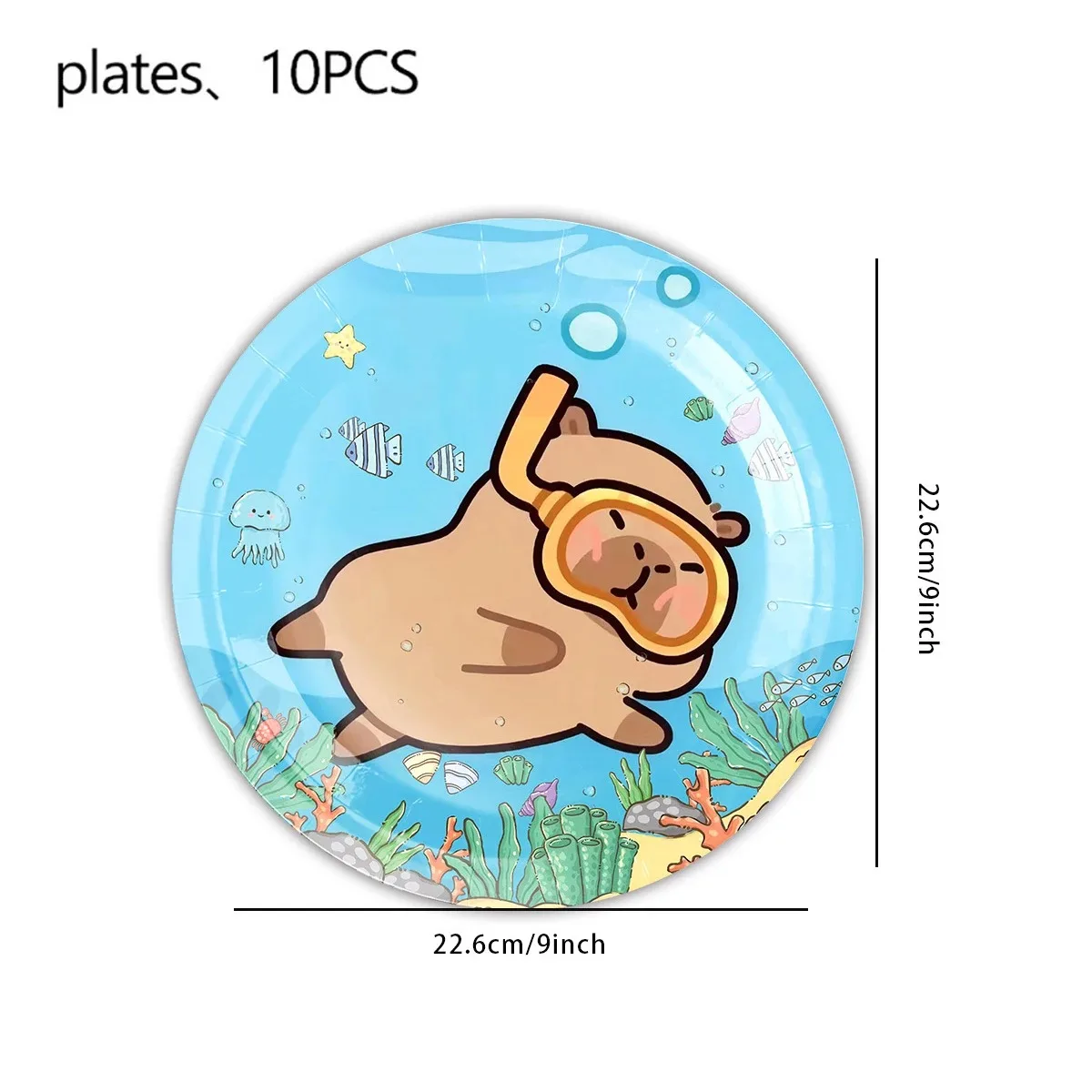 40 Stück Capybara Geburtstag Servietten, Kapibara Servietten 33x33cm für Kindergeburtstag Deko, Capybaras Fan Geburtstagsdecoration Zubehör, Capybara Happy Birthday Serviettens für Junge Mädchen