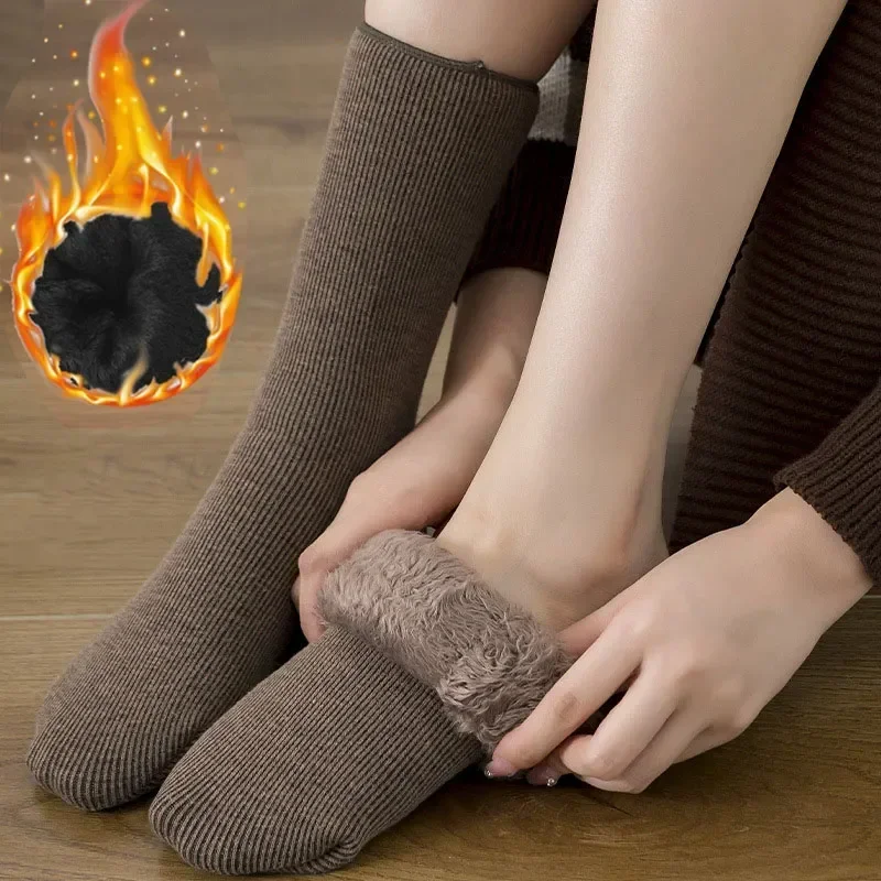 

Snow Thick Long Socks Cotton Pure Super Cold Autumn Men Warm And Women Winter Resistant Plush