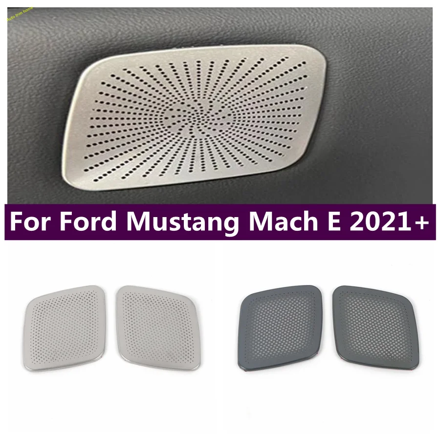 

Stereo Speaker Audio Sound / Reading Light Lamp Decor Frame Cover Trim Fit Ford Mustang Mach E 2021 - 2023 Car Accessories