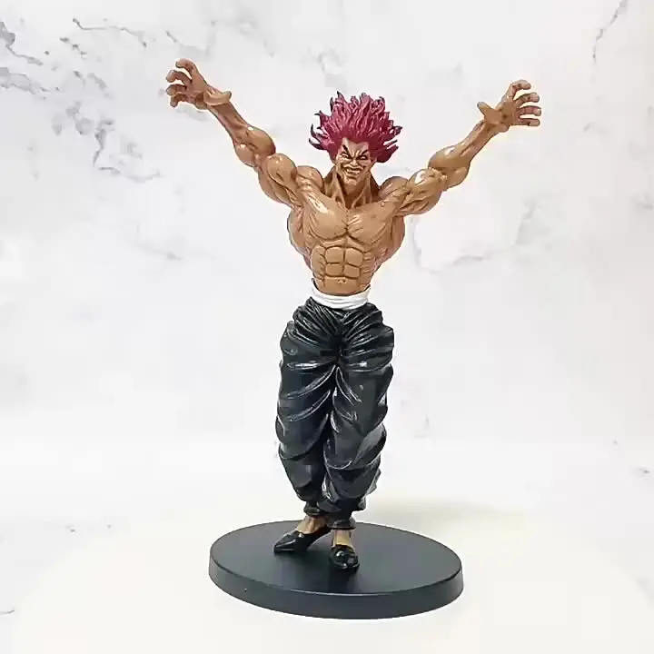 Figurine Hanma Baki – 17 Cm – PVC – Modèle De Collection – Cadeau Anniversaire Pour Fans D'anime