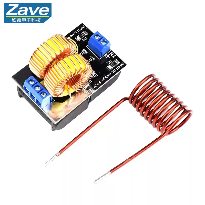 DC 5-12V Mini ZVS Low Voltage Induction Heating Power Supply Module Induction Heating board induction Coil