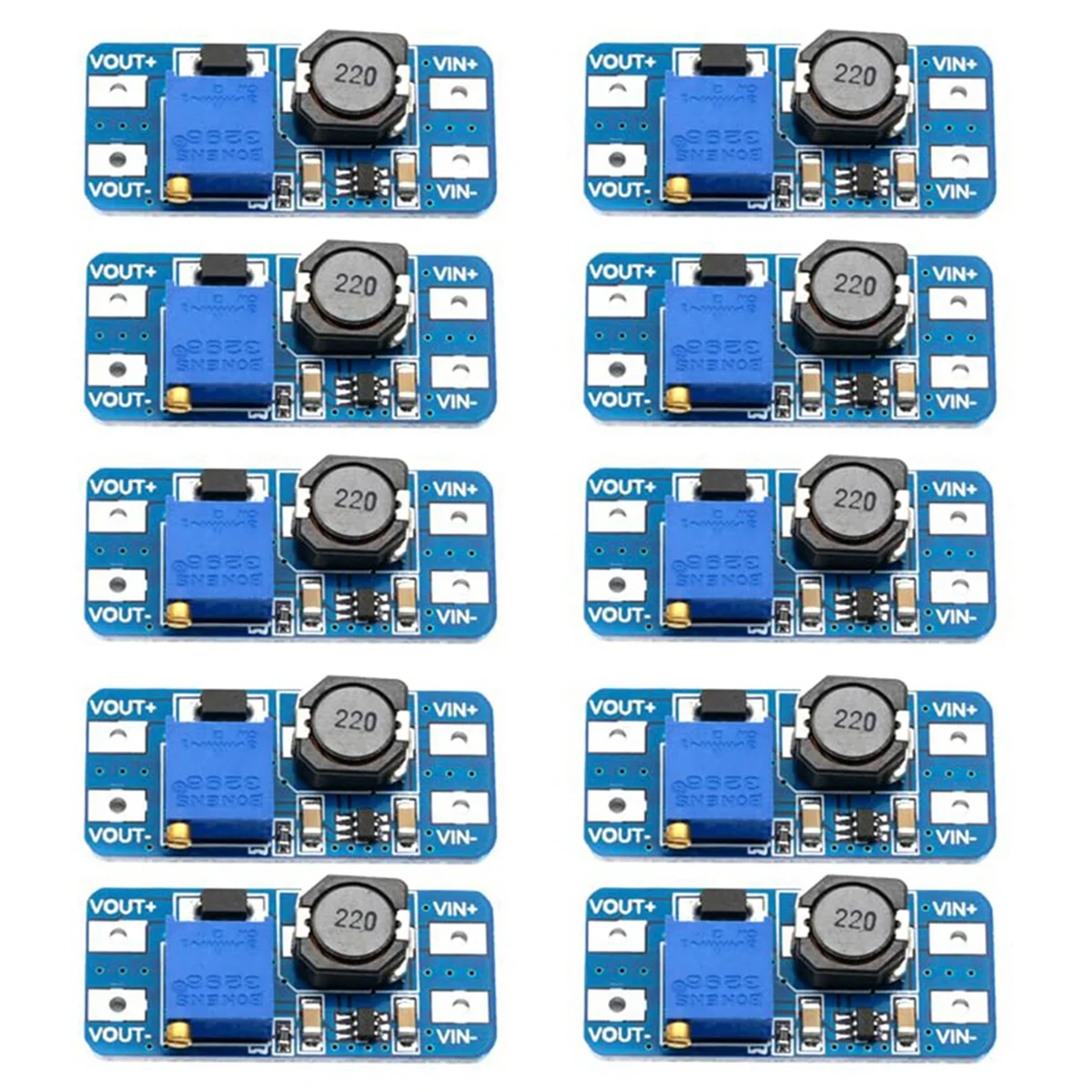 

10 шт., MT3608, Φ конвертер, USB модуль питания, 2V-24V to 5V-28V, 2A выход, Micro-USB