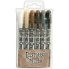 Tim Holtz Distress Crayons old color water soluble pastel set hand account color smudge 6 colors 3 color set 4