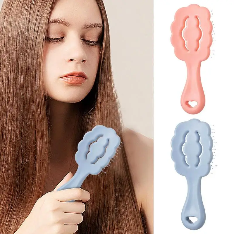 Hairbrush For Women Scalp Massage Brushes Massage Combs Hollow Out Wet Curly Hair Vented Brushes Hair Styling Tools Rib Comb For