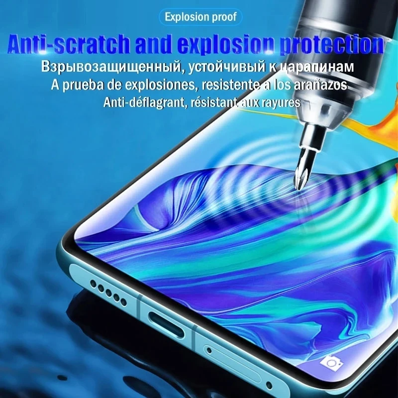 8-in-1 Hydrogel Screen Protector with HD Soft Lens Film