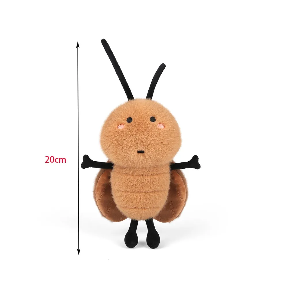 Creative Cockroach Doll Plush Toys Cute Plush Cockroaches Toys Funny Plush Toy Home Decoration Bag Pendant Nice Gift