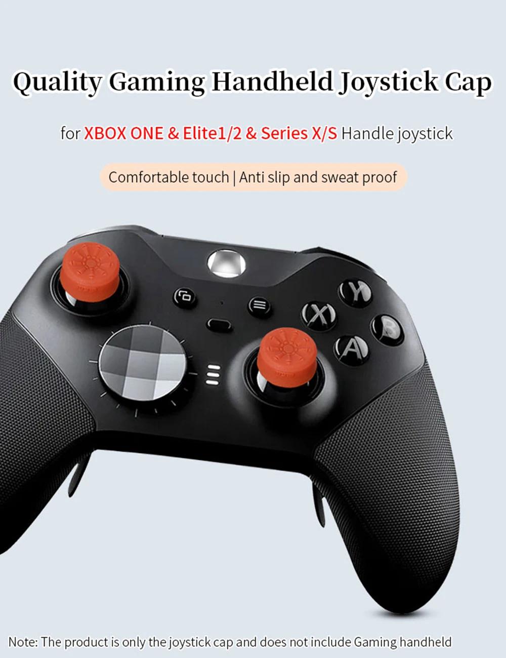 6Pcs Handheld Joystick Silicone Cap for XBOX ONE & Elite 1/2 & Series X/S Game Controller Thumb Grip Set Analog Stick Cap