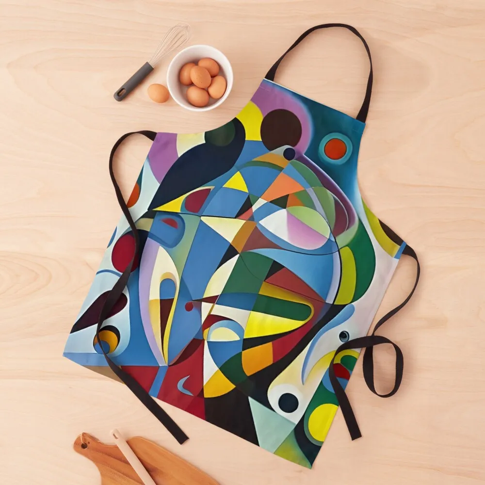

Abstract Adventures: Diving Into the Colorful World of Spontaneous Art T Shirt Apron Kitchens Men home women Apron
