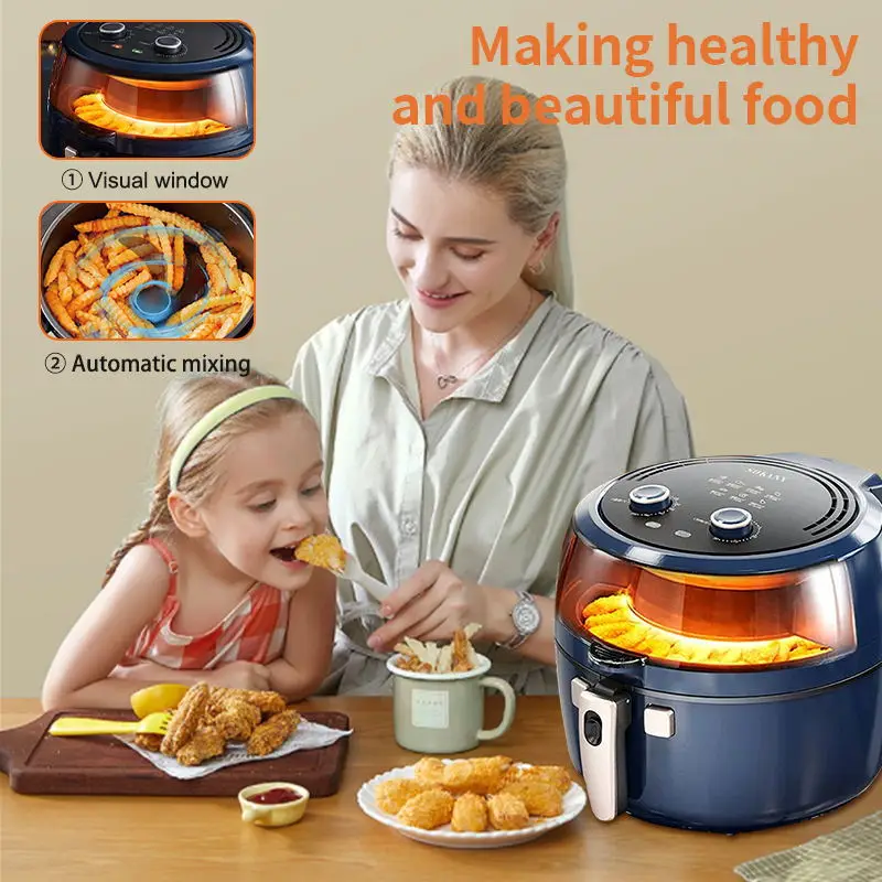 Large Capacity Sokany Digital Air Fryer 8L High Power Special Digital  Control Smart Air Fryer 1800W