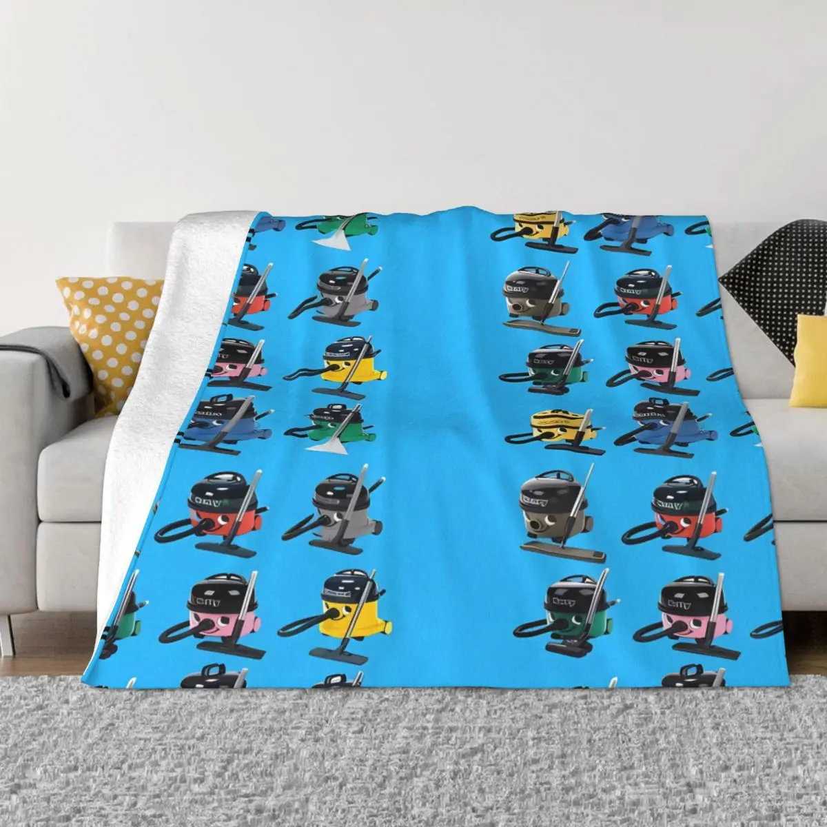 Henry Hoover And Friends Una Coperta In Micro Pile Ultra Morbida