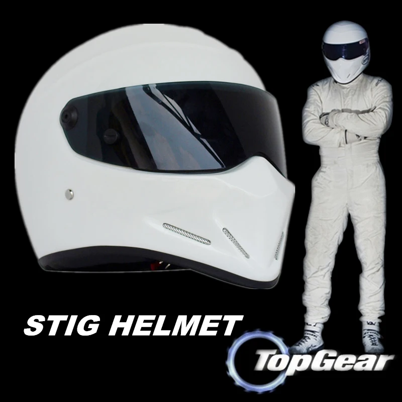 DOT  ü    FRP Go Karting Helmet For Top Gear The STIG Helmet Car Casco For SIMPSON Style