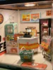 Play House Dollhouse Miniature House 3D Puzzle Coffee Shop Bookstore Convenience Store Assembly Toy With Lights Scenario Display 5