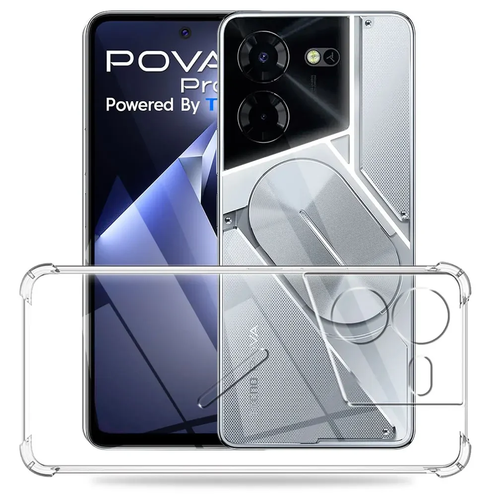 Shockproof Clear Soft Silicone Phone Case - Enhanced Protection and Sleek Design