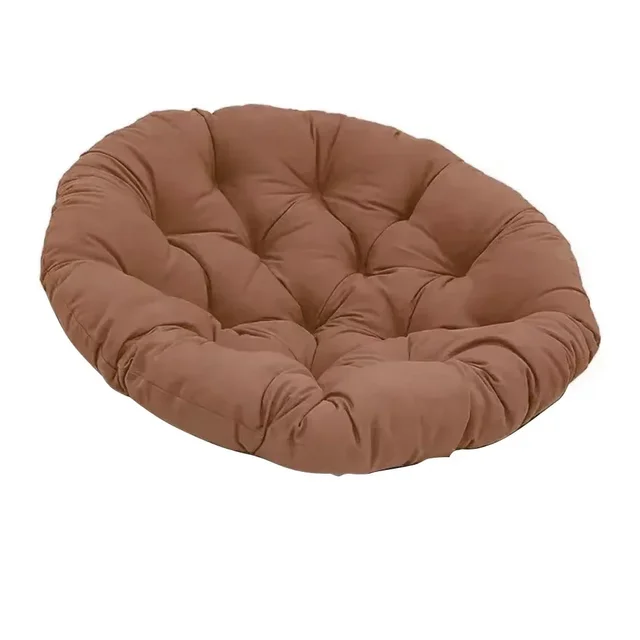 1pc Waterproof Chair Rocking Cushion Chair Hanging Basket Chair Papaya Chair Round Cushion 60x60 Cm Home Textile Accessories 5