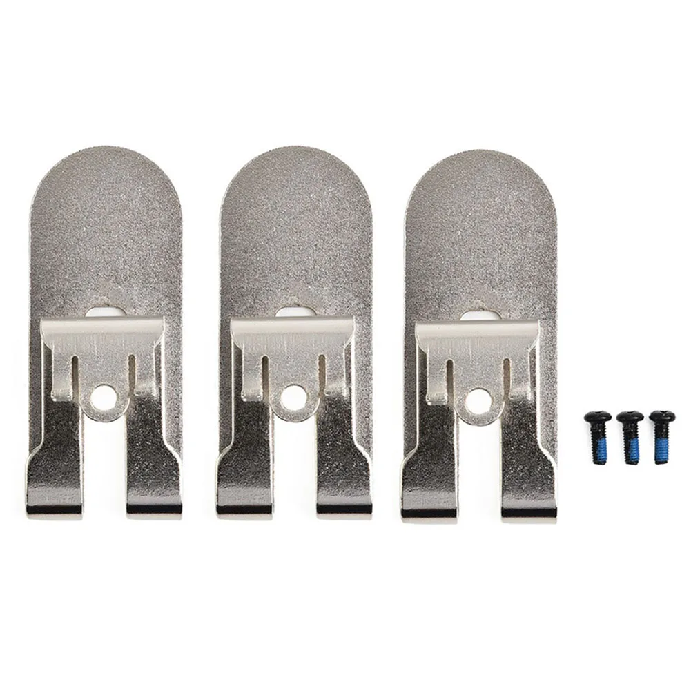 3Pcs N435687 Belt Hook Clip Kit Belt Clip With Screw Set For DCF620 DCF620B DCF622 Drywall Screwgun Power Tool Accessories roller brush set drywall painting kit small tool rollers for steel corner 4 floor