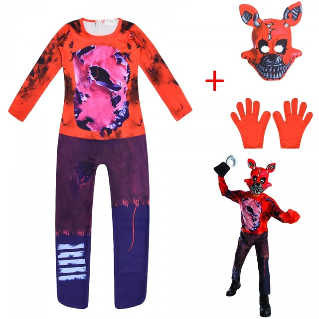 Cosplay Five Nights Freddy's para crianças, fantasia de Halloween, macacão  extravagante, Bonnie pesadelo, Freddy FNAF, presente de Natal Anime -  AliExpress