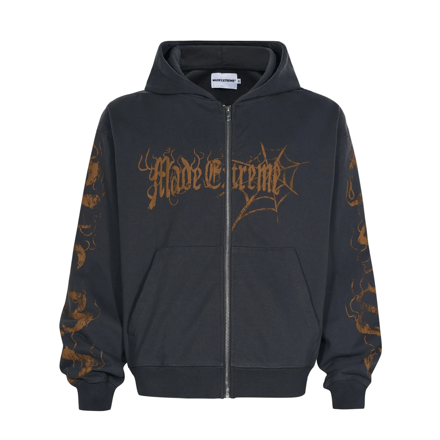 

Monogrammed fleece zippered hoodie
