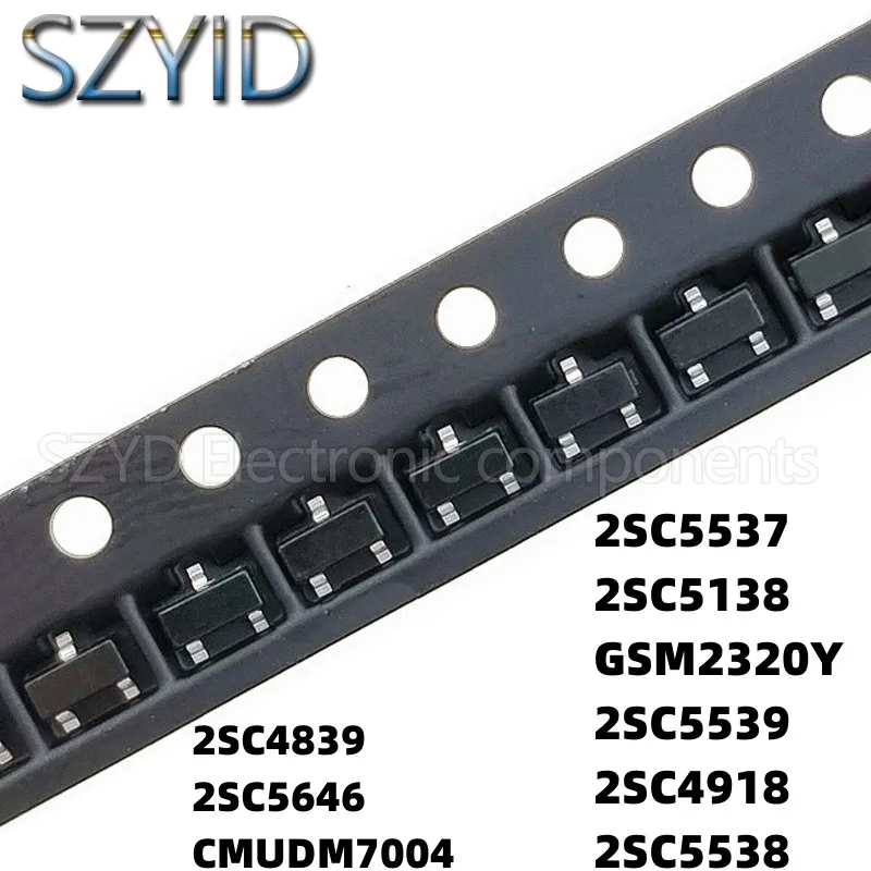 

100 шт. SOT523 2SC4839 2SC5646 CMUDM7004 2SC5537 2SC5138 GSM2320Y 2SC5539 2SC4918 2SC5538