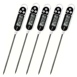 Digital Kitchen Food Thermometer for Cooking and BBQ - Precise Temperature Probe (5PCS)